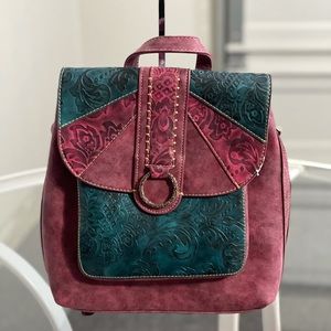 Montana West Embossed Collection Backpack